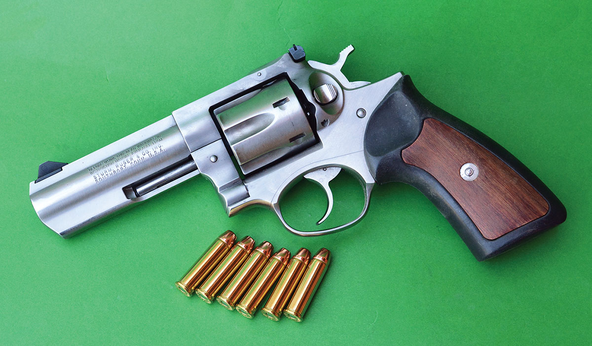 The GP100 is offered in the widely popular and versatile 357 Magnum cartridge.